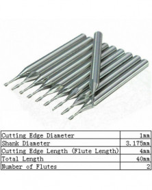 10 Uds 3.175mm End Mill...