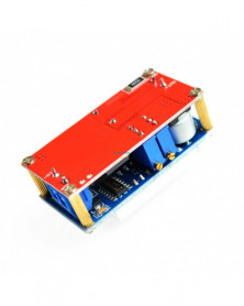 5A Ajustable Potencia Cc/Cv Reductor módulo de carga LED Controlador con Voltímetro Rojo